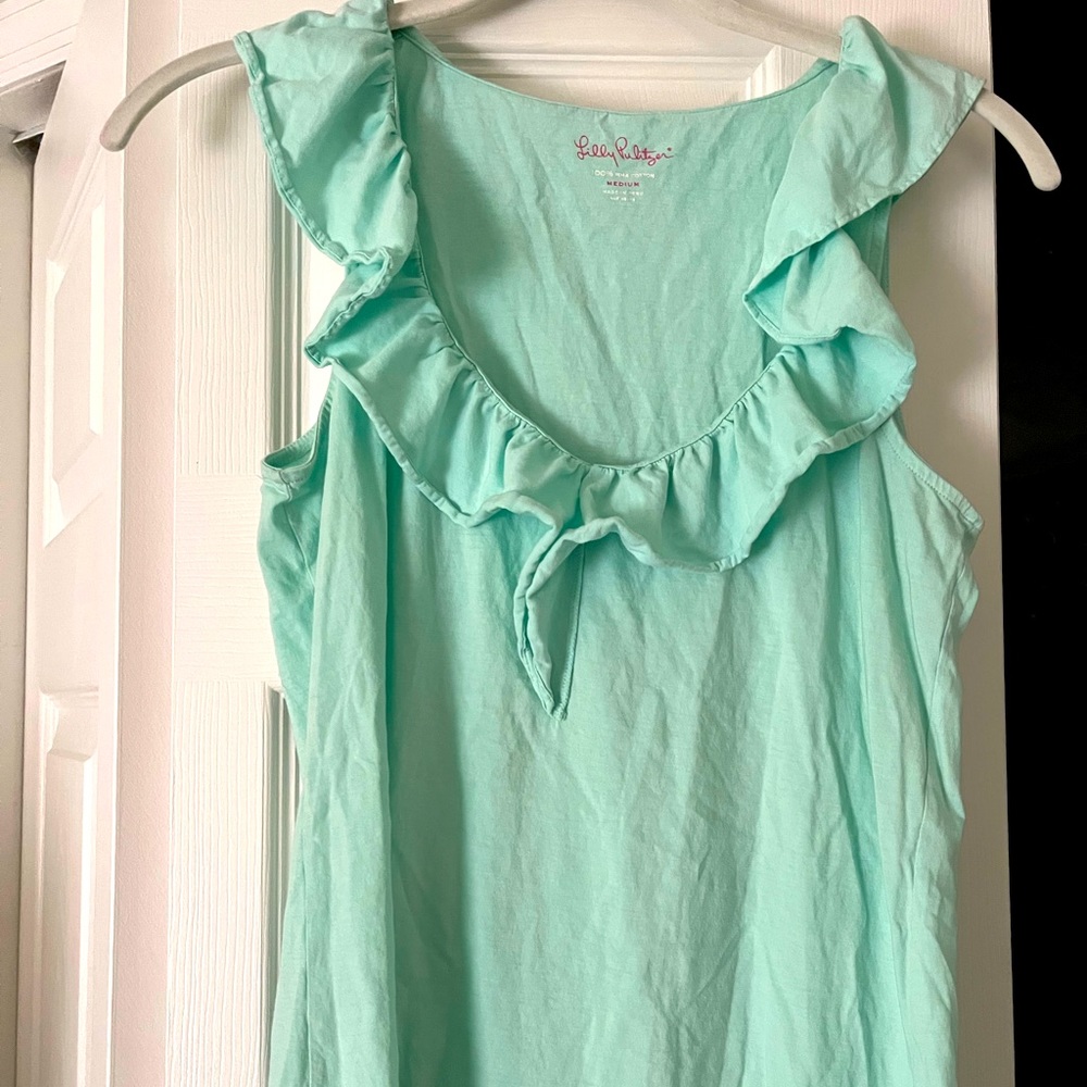 Ruffle tank top